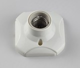 瓷座平装式螺口灯座