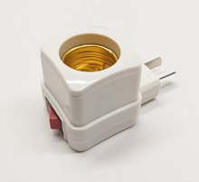 带开关插头螺口灯头 E31