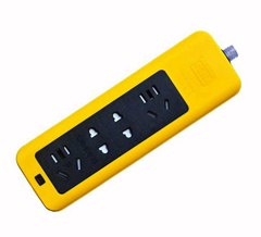 四位15孔带灯插座 094