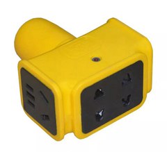 士字形十四孔带灯大字插 131